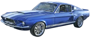 Photo of a classic mustang